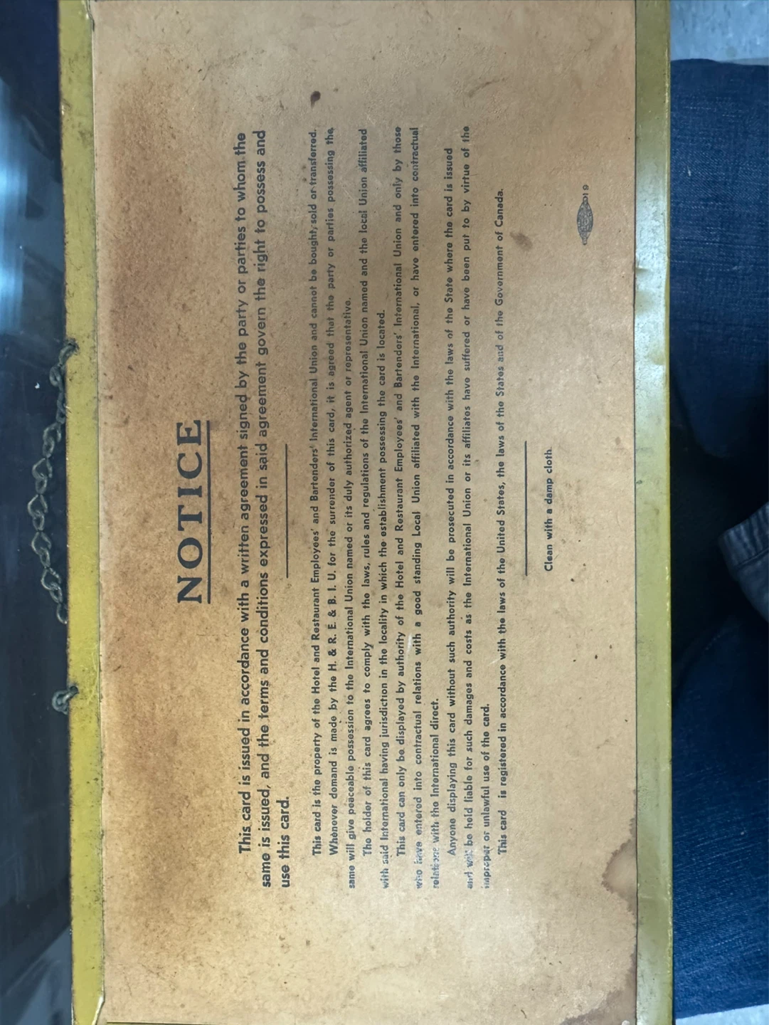 Antique metal placard - photo 2