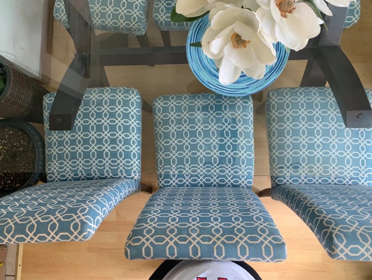 Glass Top Dining Table with 6 Chairs - photo 4