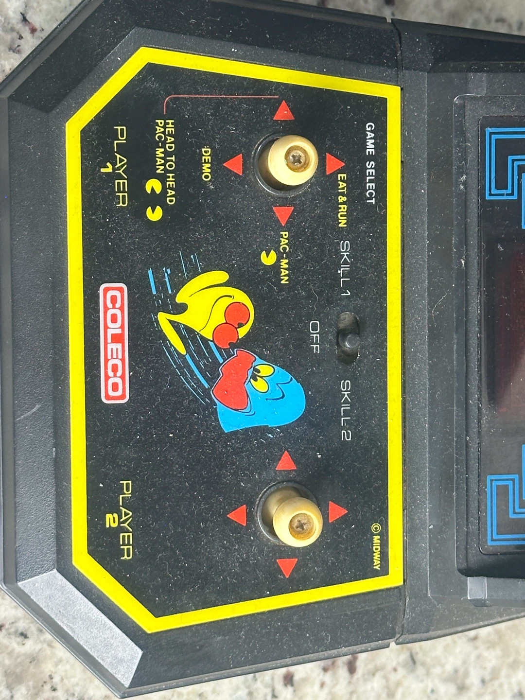 Coleco Pac-Man Handheld Electronic Game - photo 2