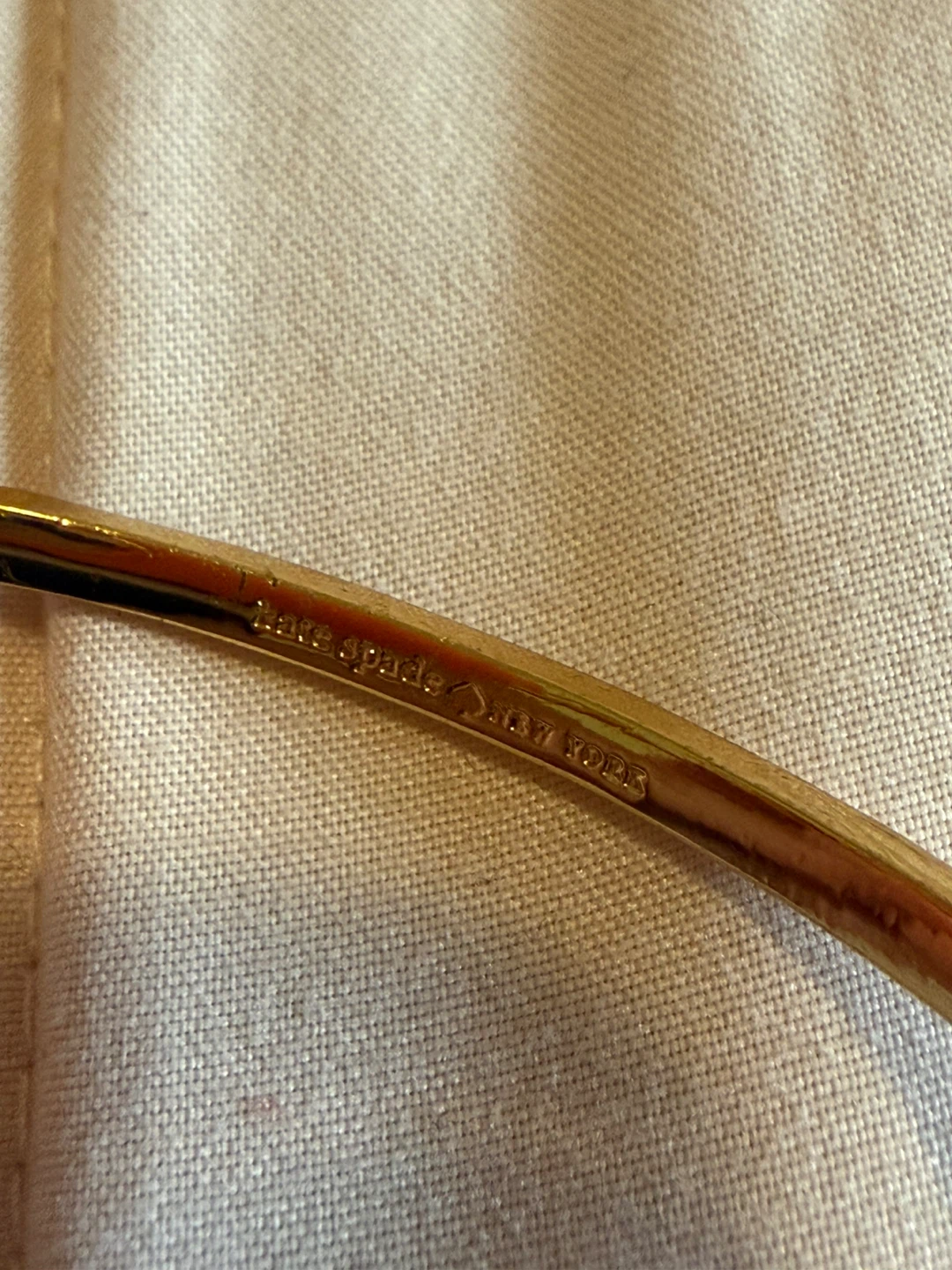 Kate Spade New York Gold Tone Pink Bow Bangle Bracelet - photo 4