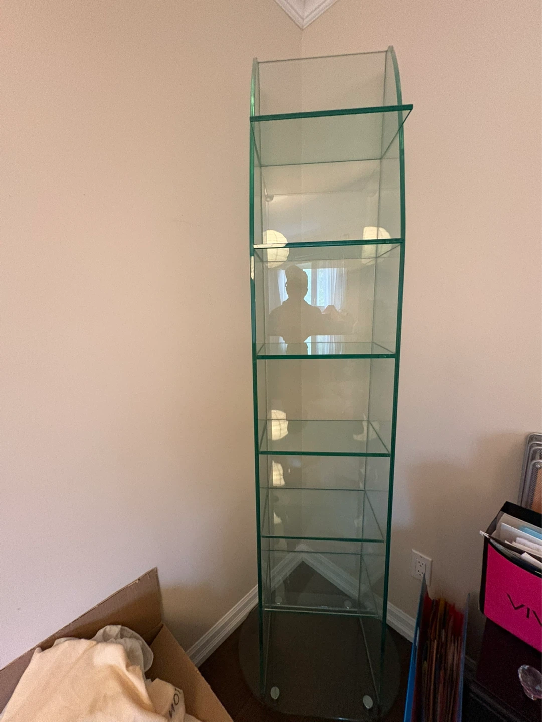 Glass Display Shelf Unit