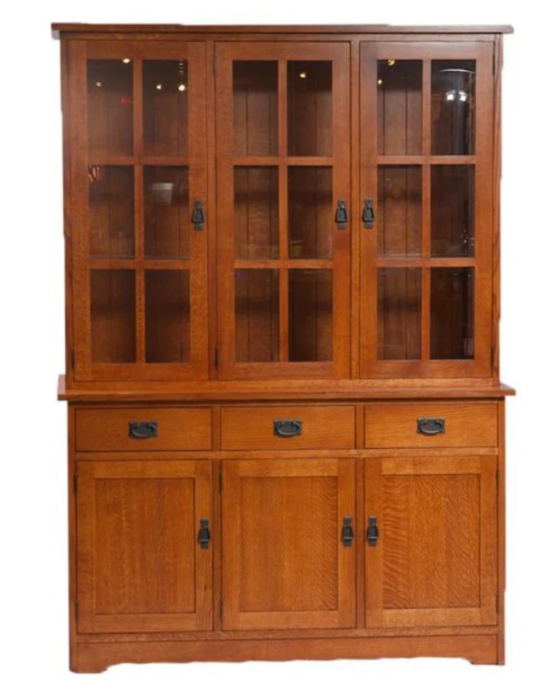 Mission 3 Door Hutch and Buffet - photo 2