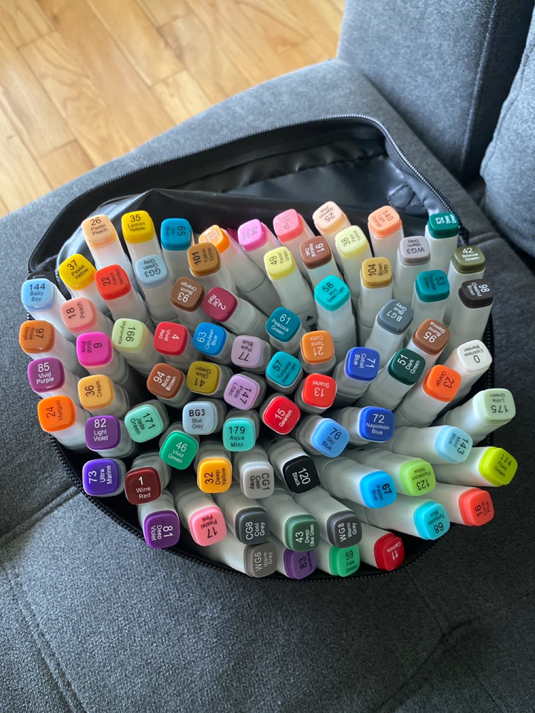 MemOffice 80-Piece Marker Set with Carrying Case - photo 3
