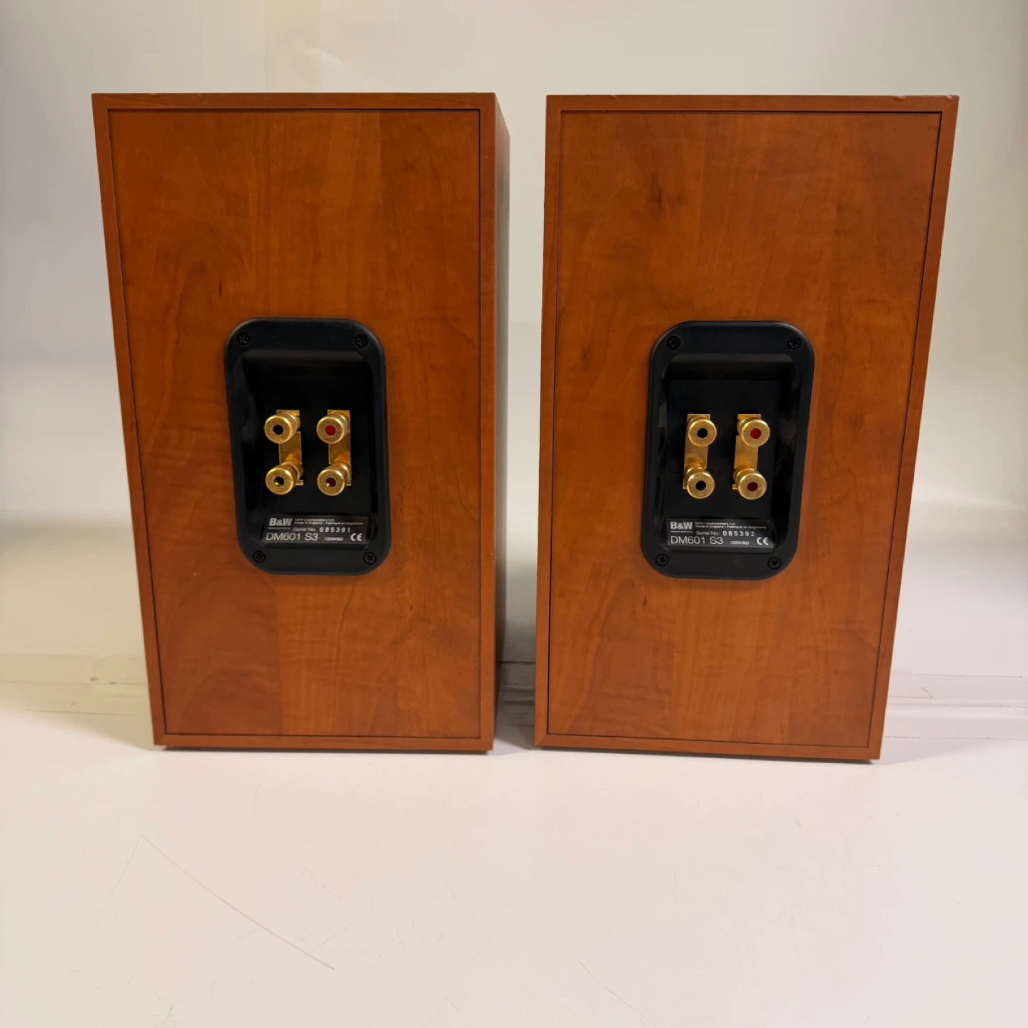 B&W DM601 S3 Bookshelf Speakers Oak Pair Made in England - photo 5