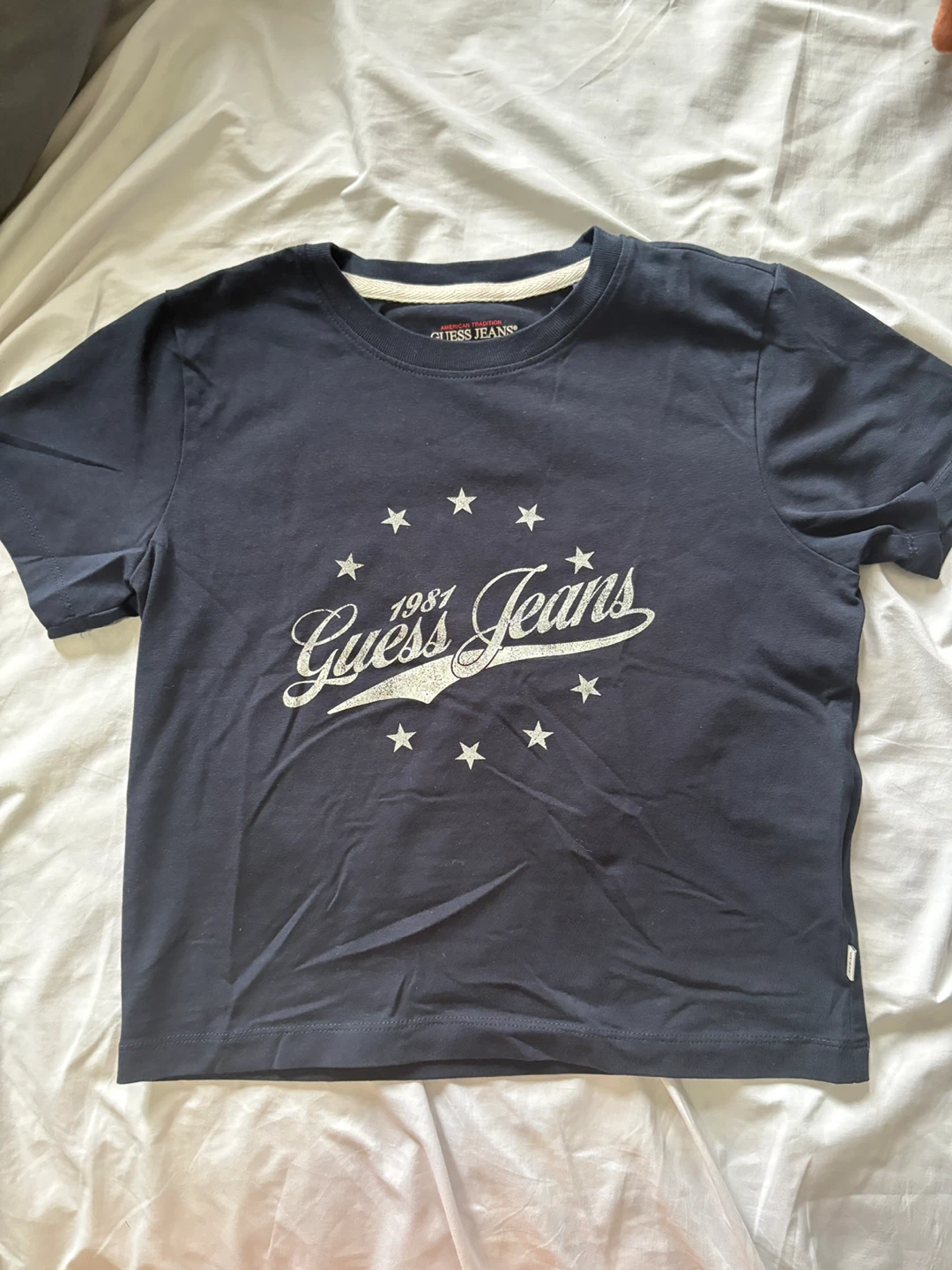 Navy Guess Jeans T-Shirt - Size M