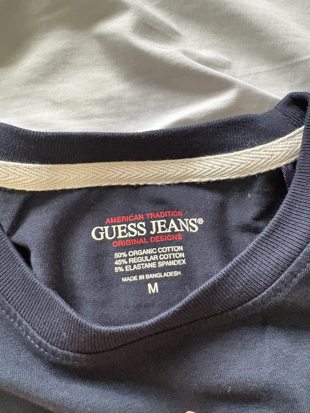 Navy Guess Jeans T-Shirt - Size M - photo 2