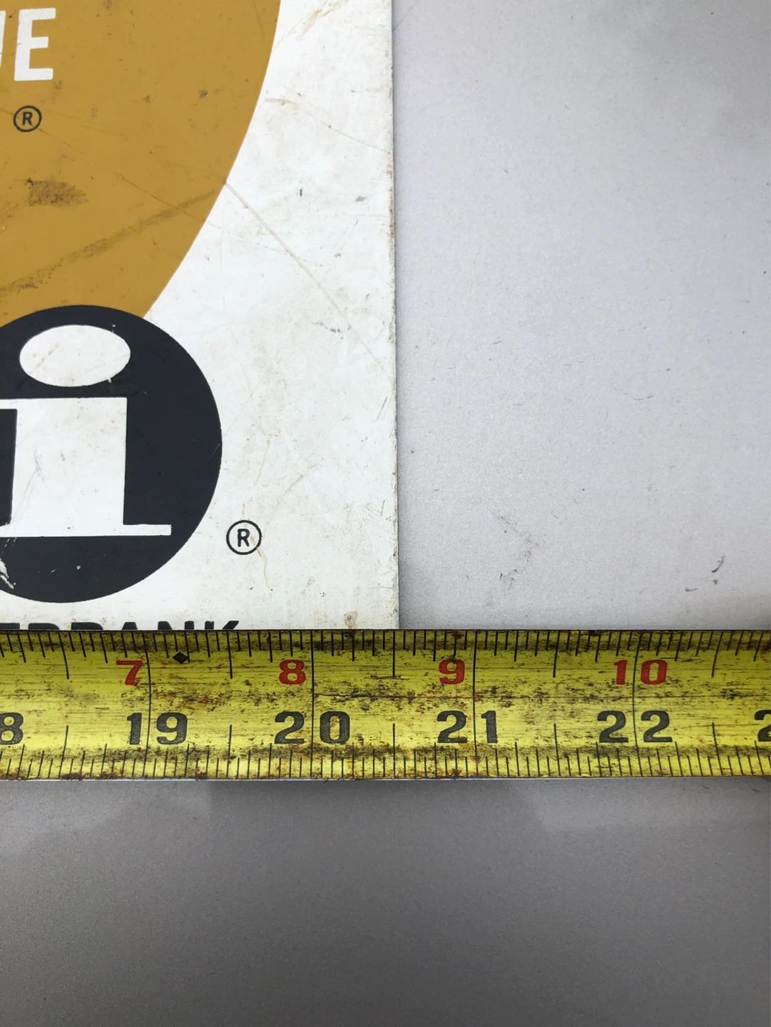 Vintage Master Charge Interbank Sign - photo 3