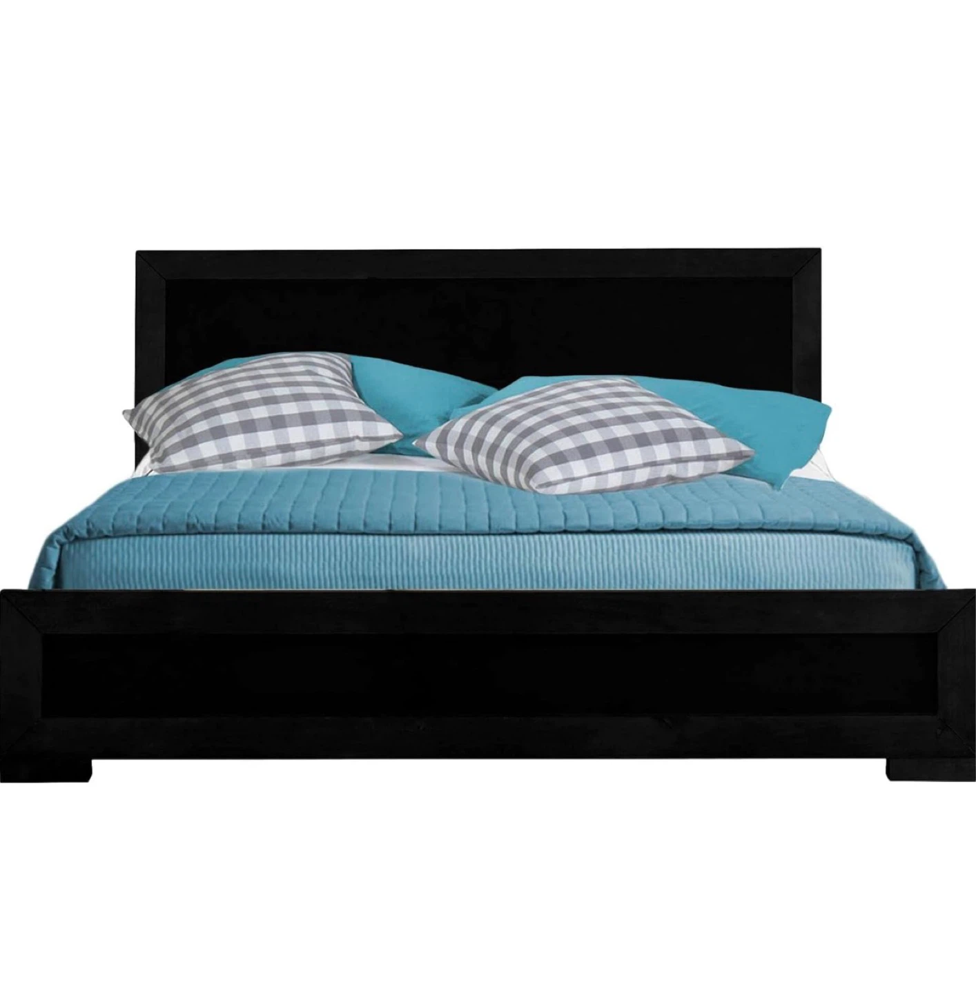 Camden Isle Queen Black Bed Frame