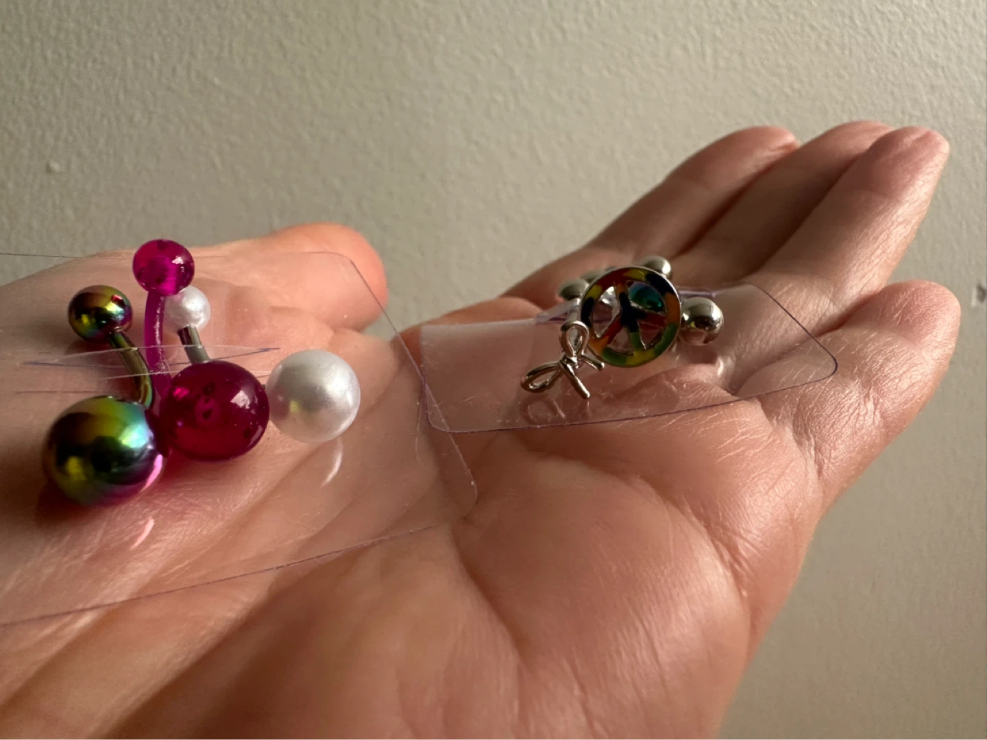 Body and tongue Piercing Jewellery. Set 7pts - photo 2
