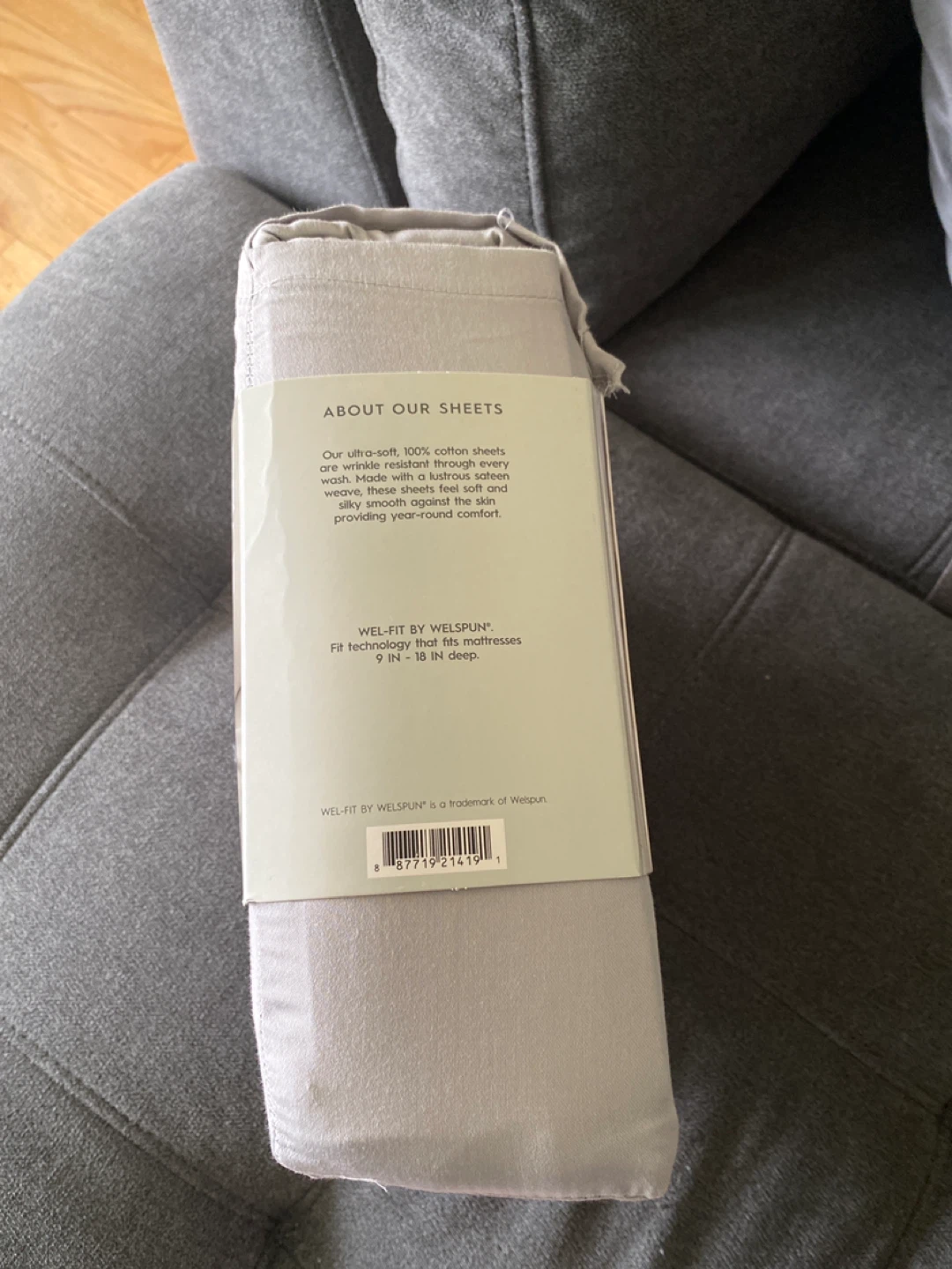 Better Homes & Gardens Queen Sateen Sheet Set - Soft Silver - photo 3