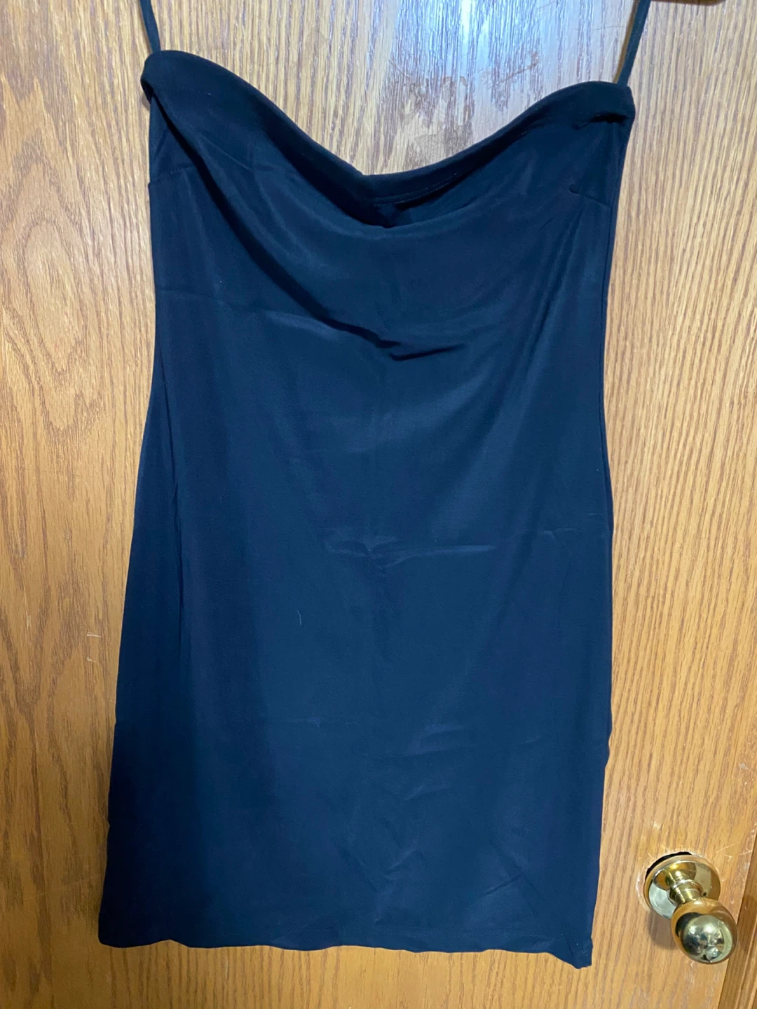 Y2K little black tube top dress - photo 2
