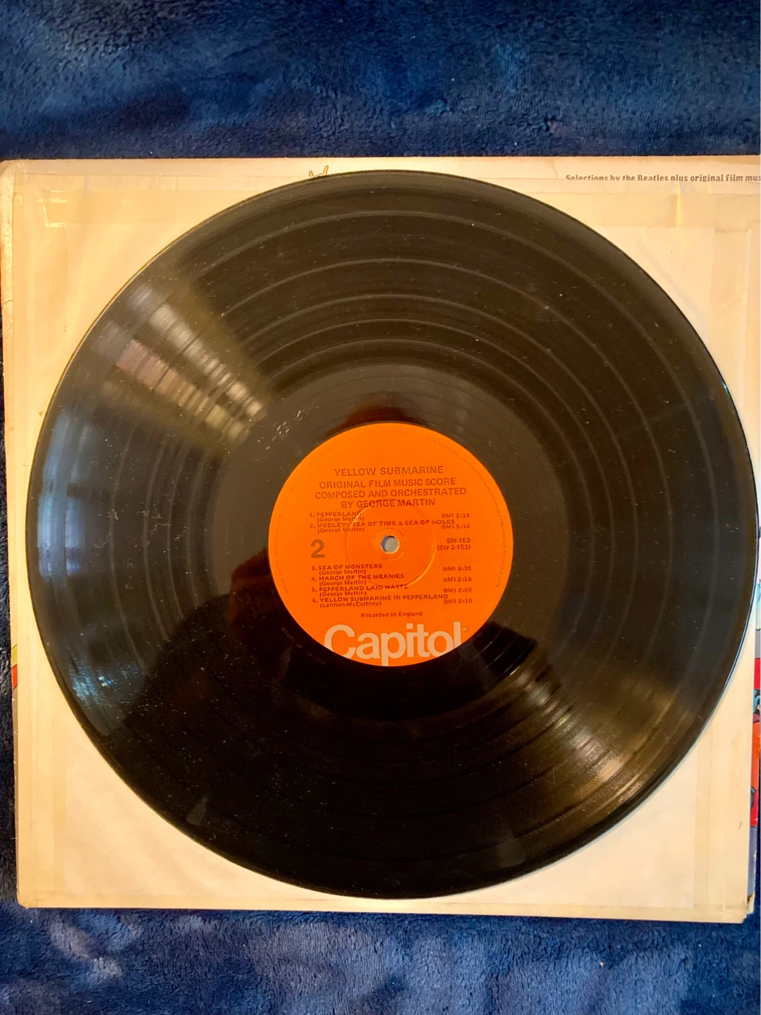 The Beatles Yellow Submarine Vinyl Record - photo 4