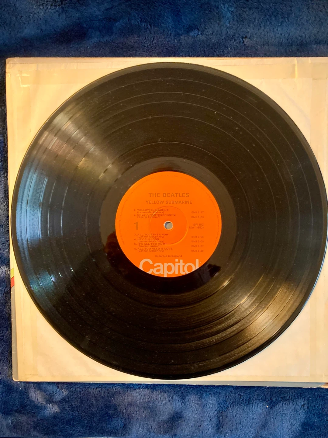 The Beatles Yellow Submarine Vinyl Record - photo 3