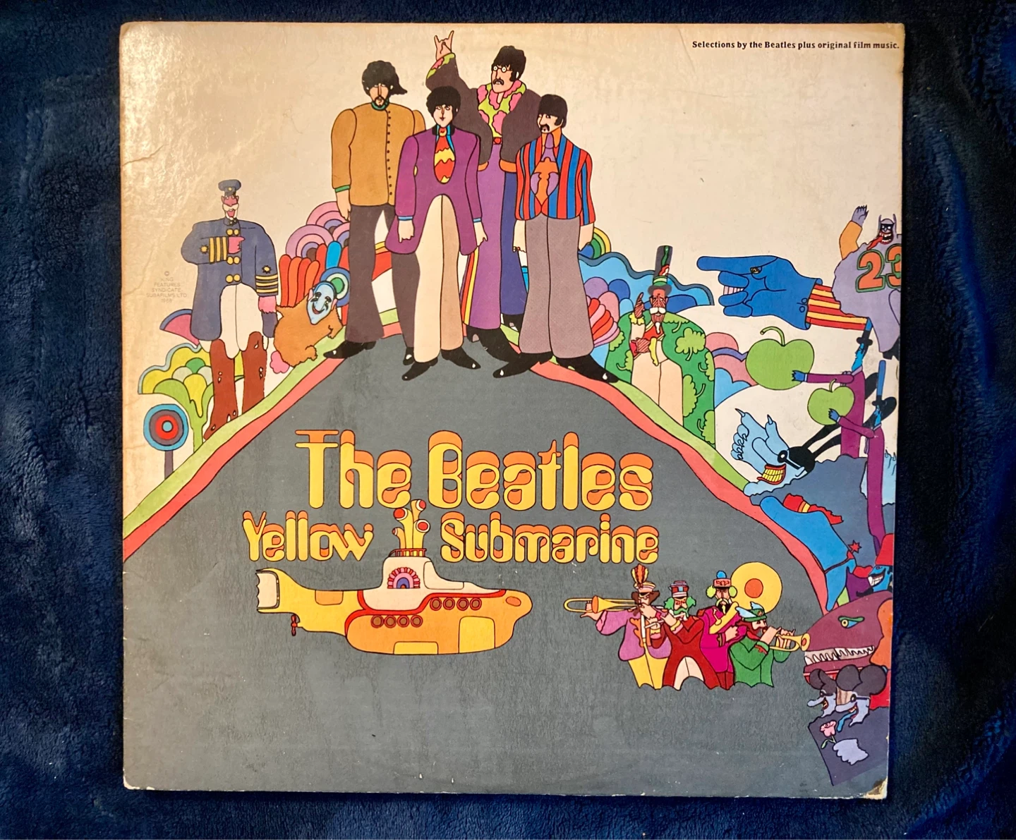 The Beatles Yellow Submarine Vinyl Record