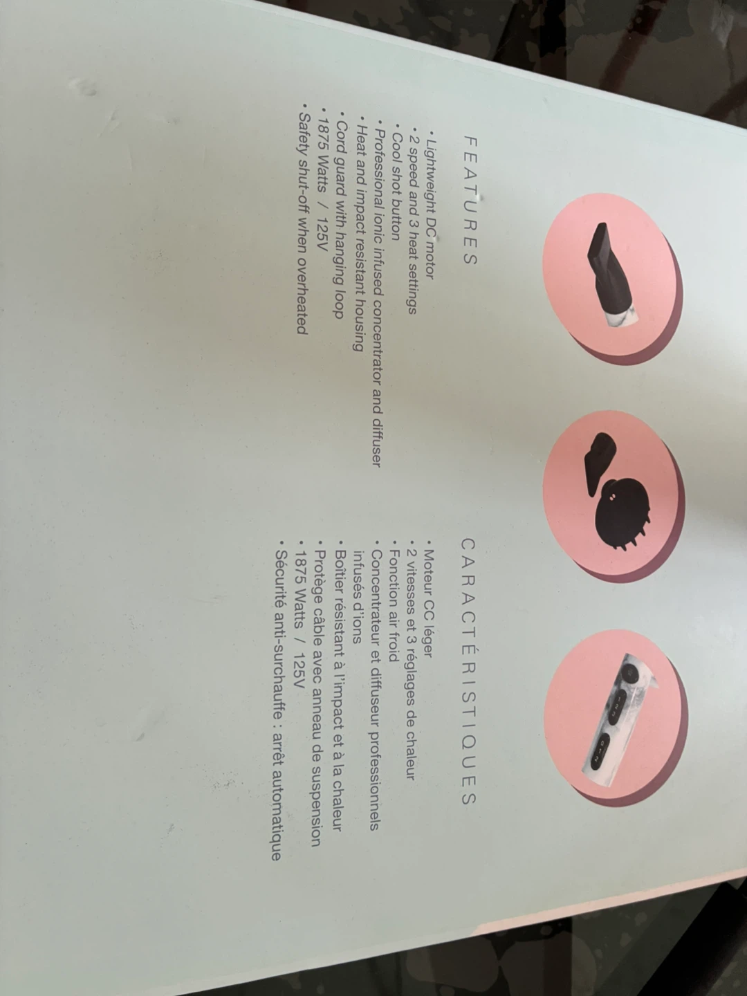 Verdict Marble Professional Hairdryer 1875W DC Motor - photo 3