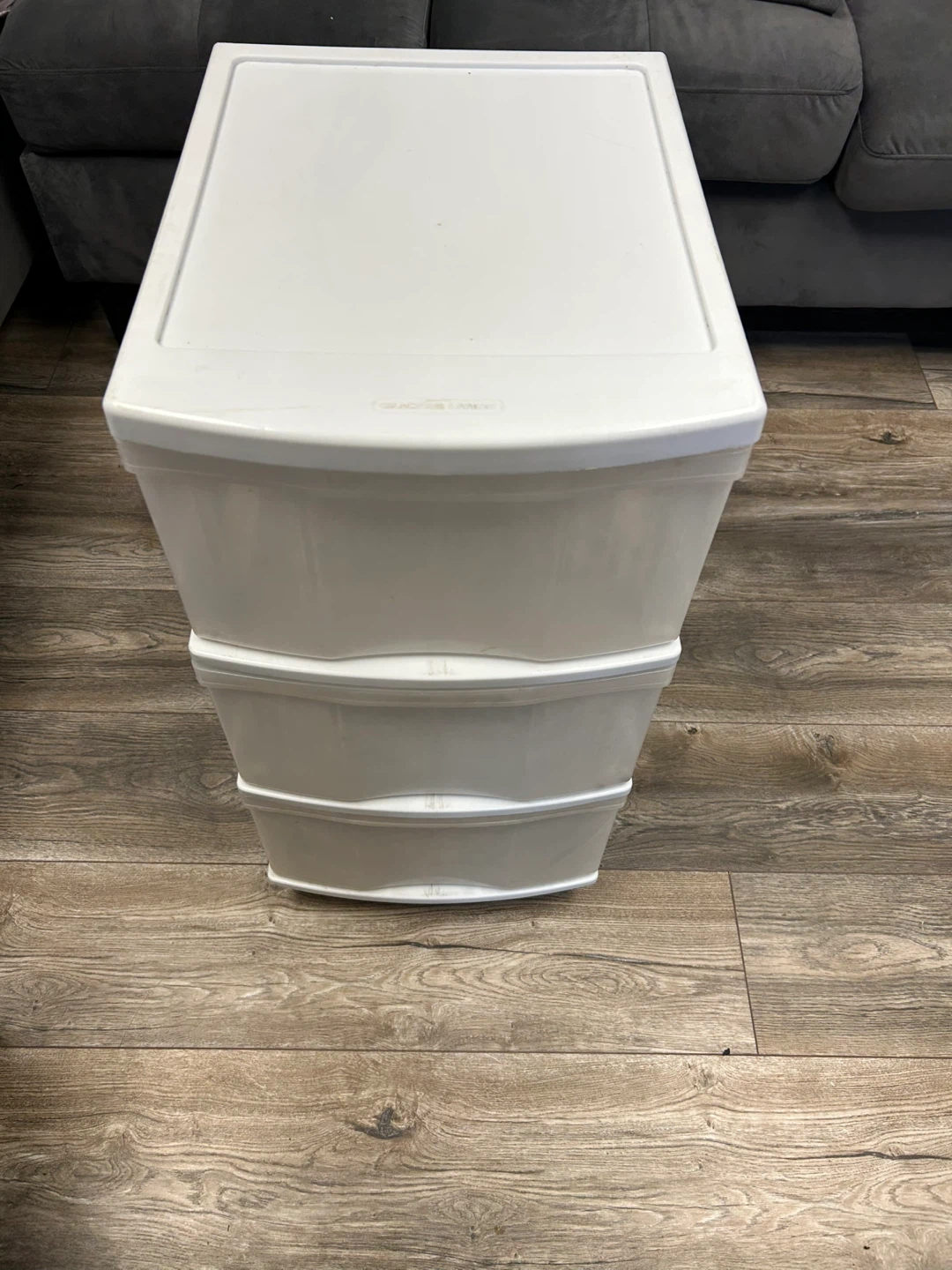 White 3-Drawer Storage Cart with wheels