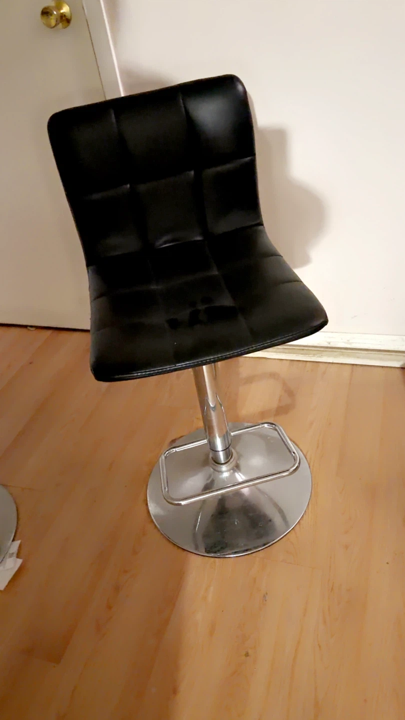 Black Swivel Bar Stool - photo 3