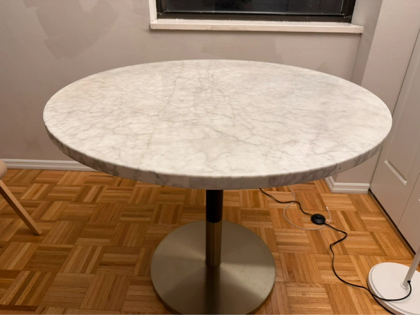 West Elm Round Marble Top Table - photo 3
