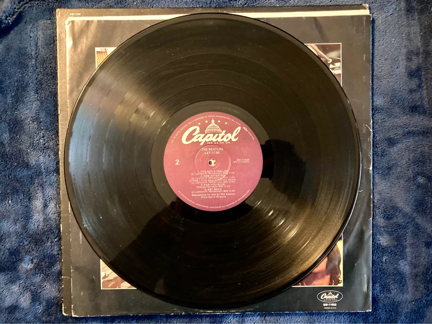 The Beatles Let It Be Vinyl Record Album - photo 4