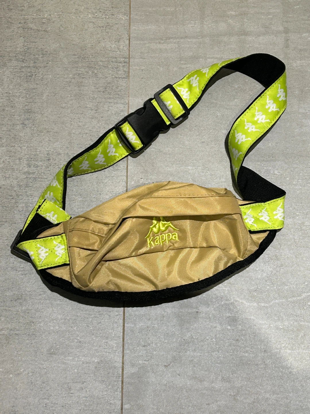 Kappa Fanny Pack - Gold/Neon