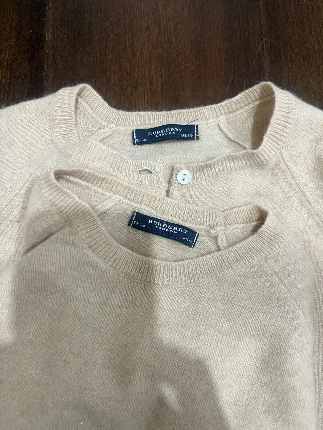 Burberry London 2-piece cashmere sweater set (baby sizes) - photo 3