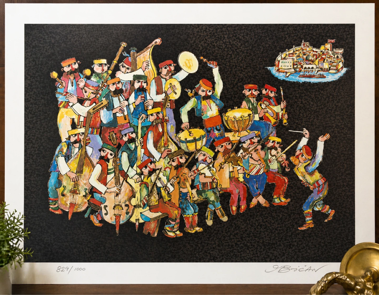 JBICAN Artwork Print 829/1000 - Band and City Scene