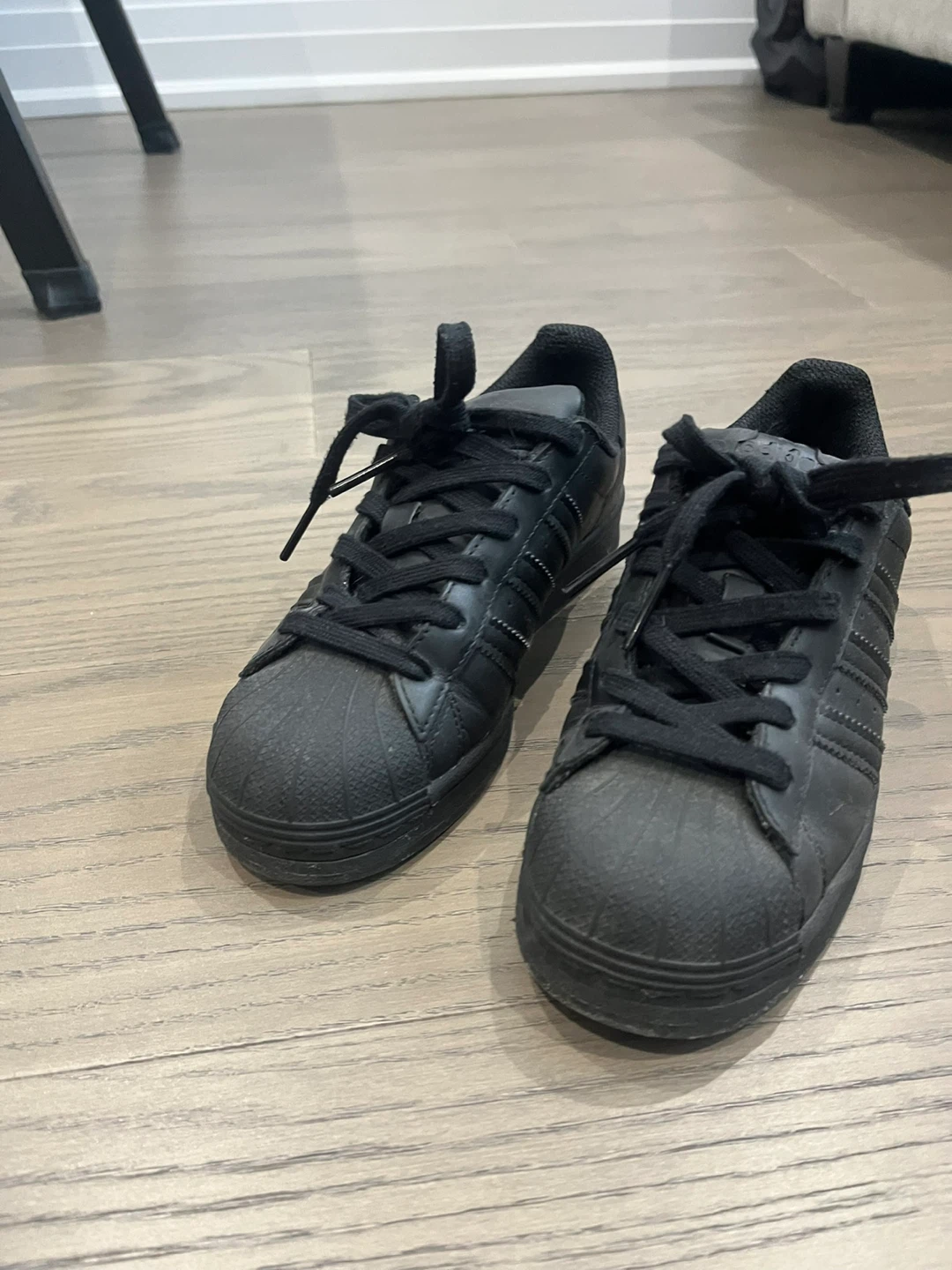 Adidas Superstar Shoes - Black - Kids size 4 - photo 3