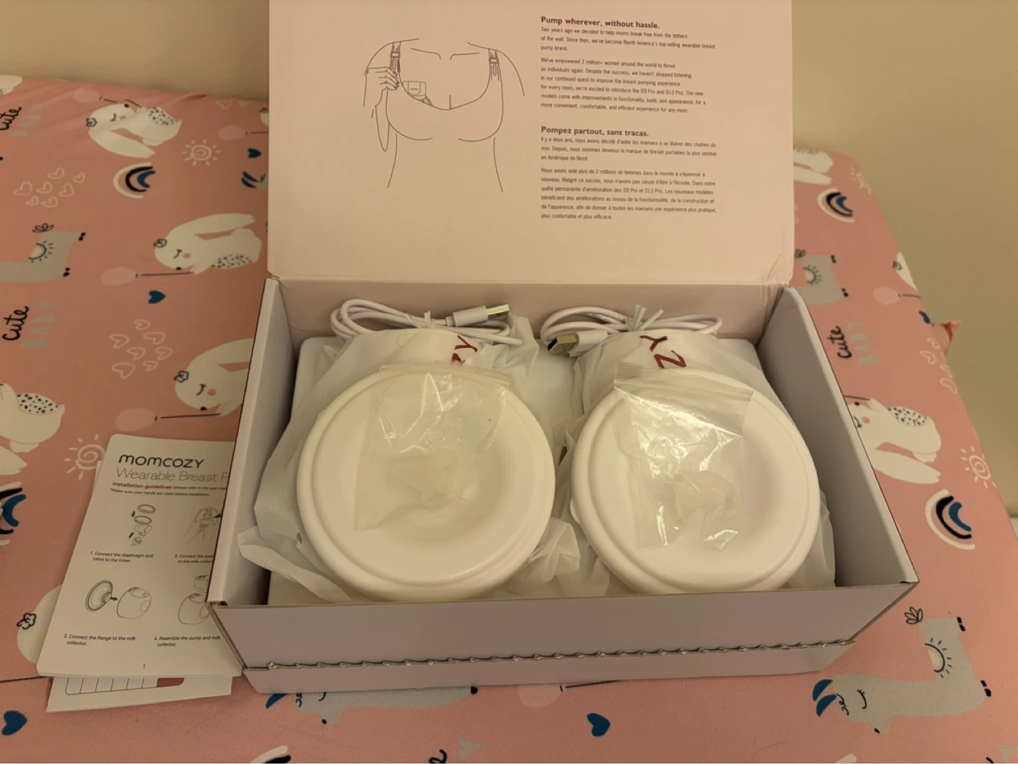 Momcozy Wearable Double Electric Breast Pump