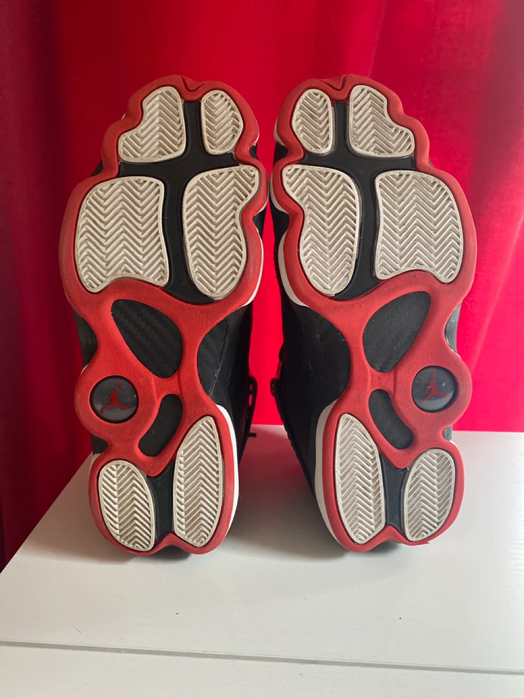 PRICE DROP!  Jordan 6 Rings Black Red Basketball Shoes - photo 2