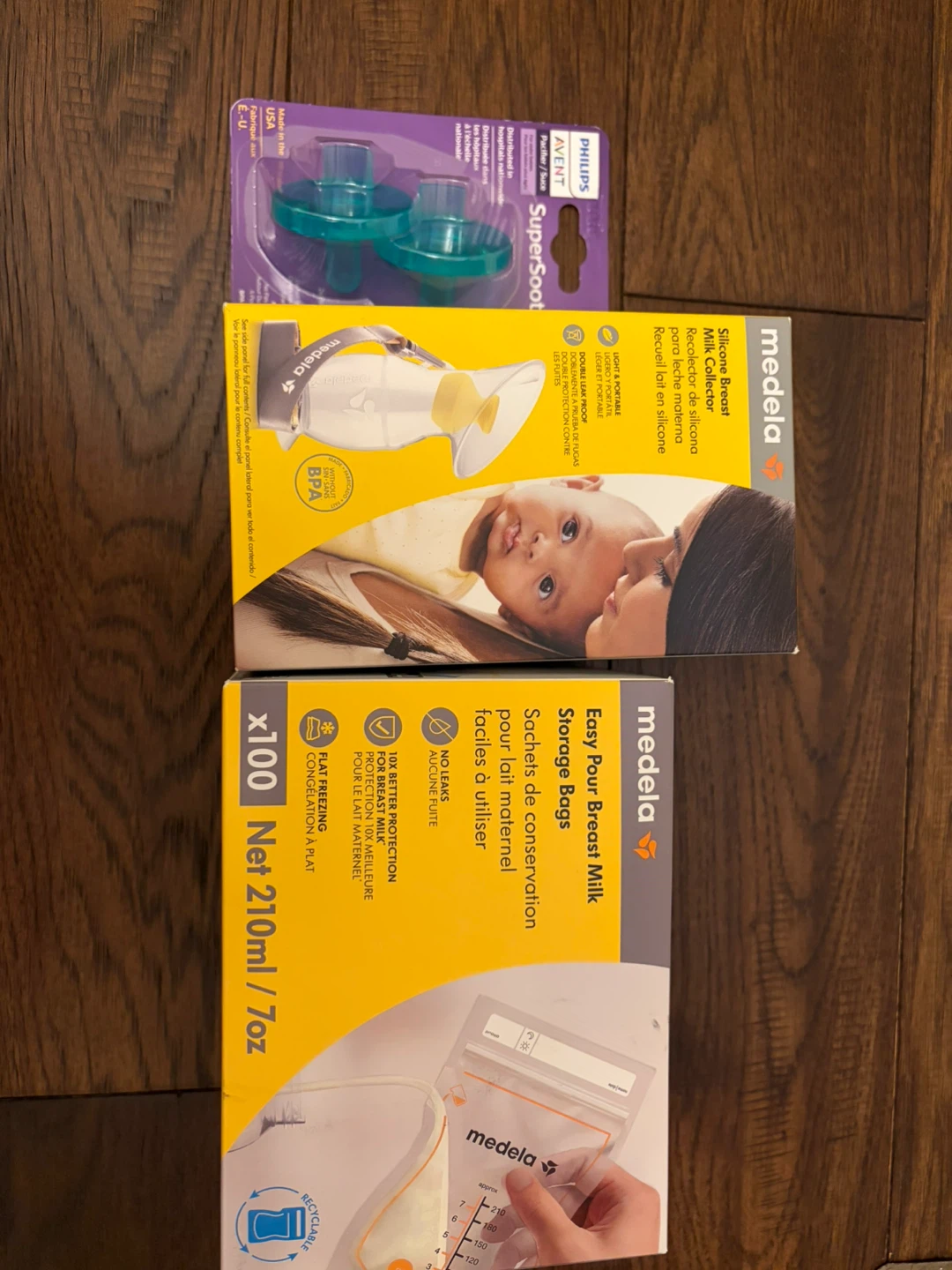 Medela storage bag and milk collector with pacifier - photo 2