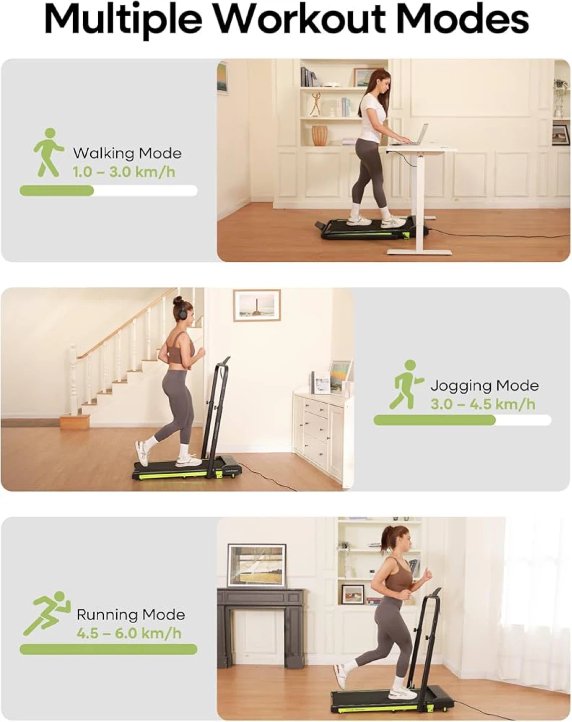 HaoMax Foldable Treadmill with Adjustable Handlebar - photo 2