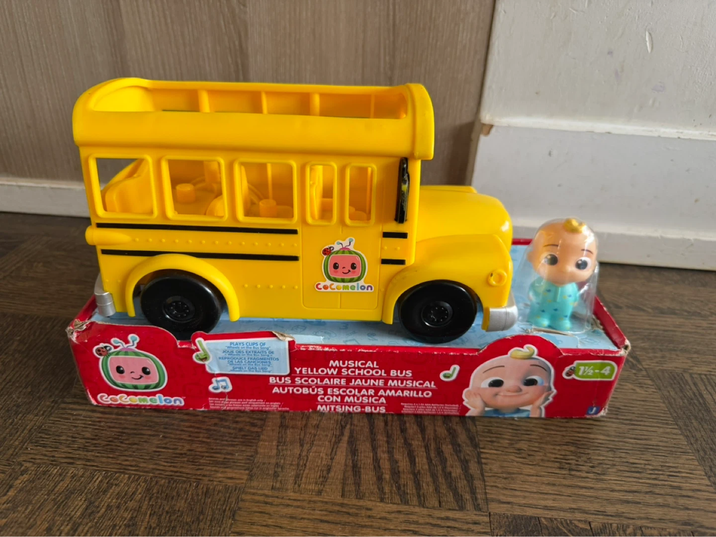 Cocomelon Musical Yellow School Bus Toy