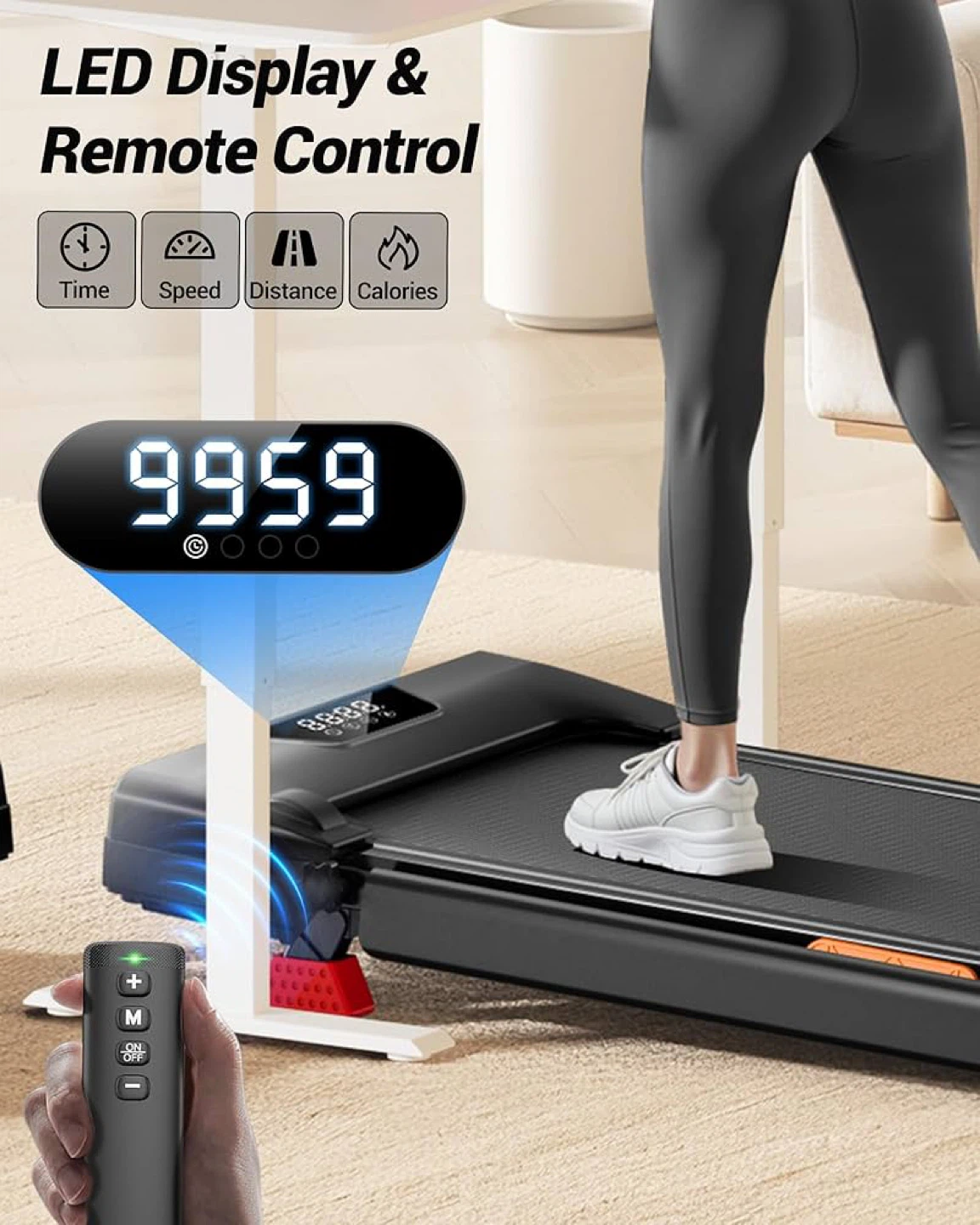 Folding Treadmill with 15% Incline - photo 5
