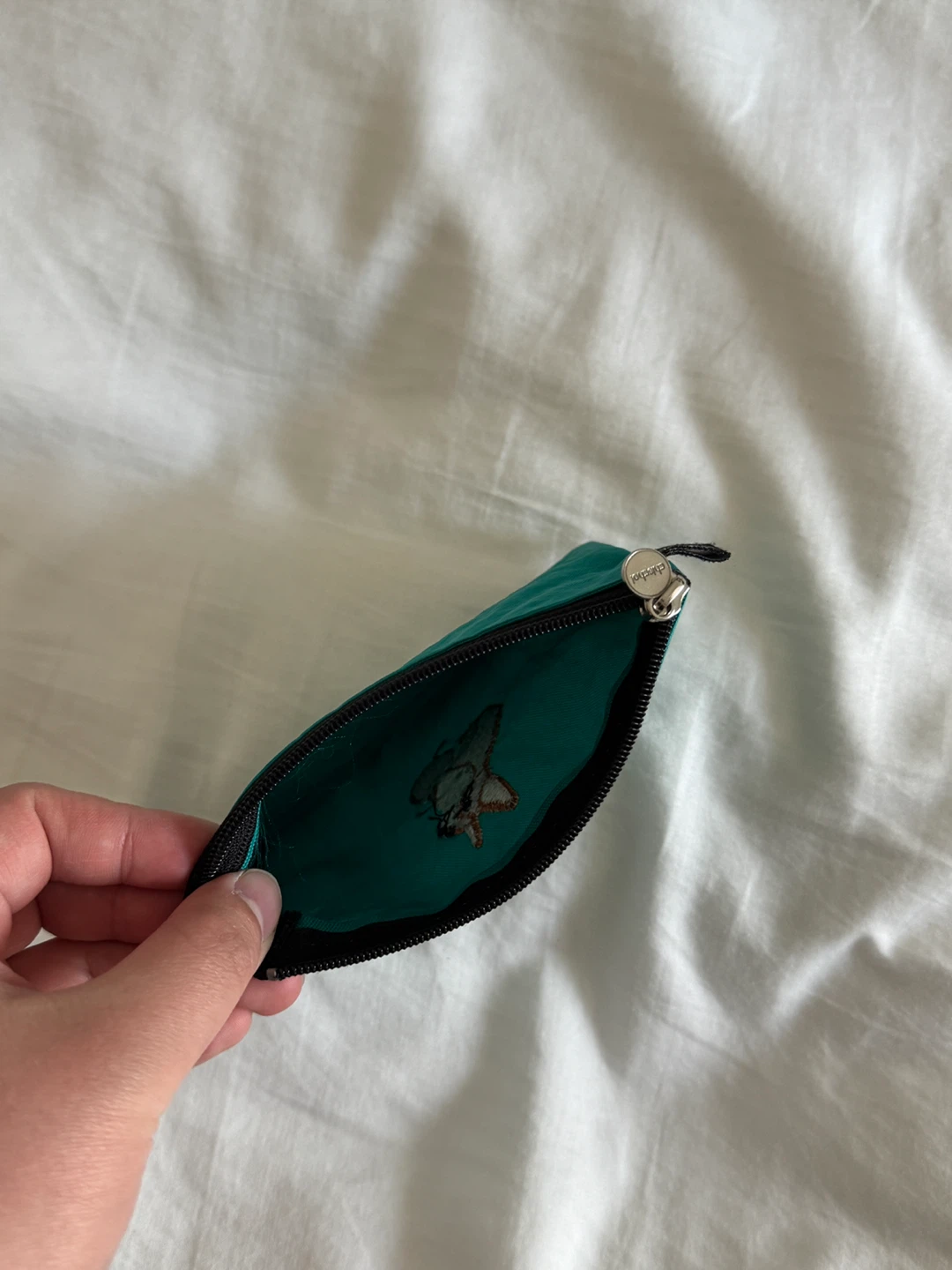 Corgi embroidered coin pouch - photo 3
