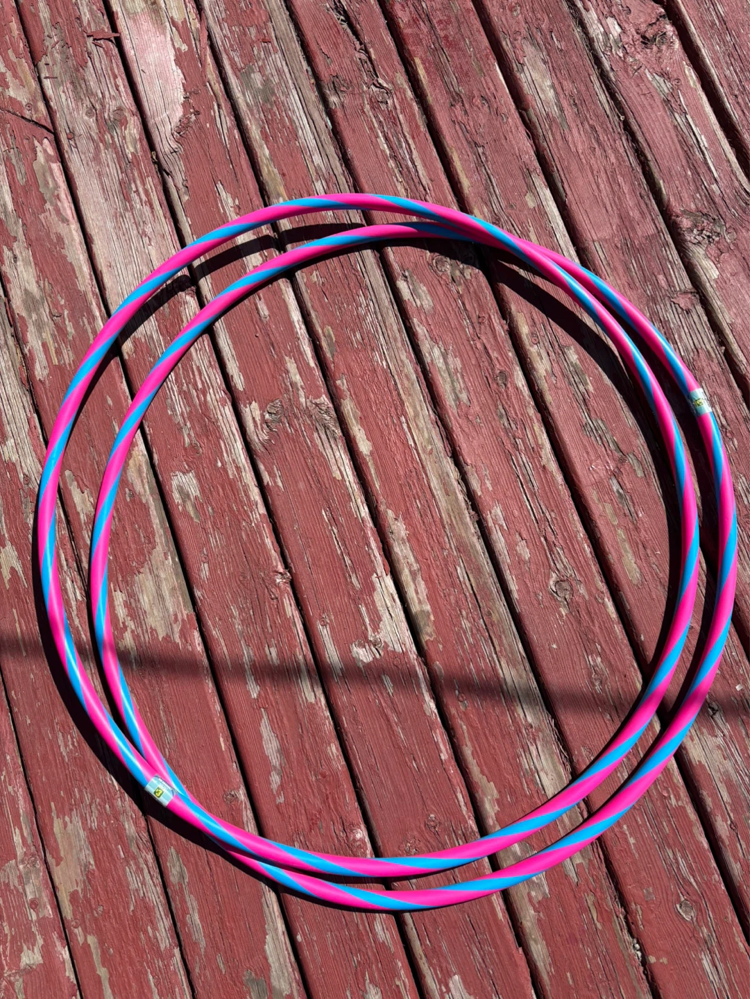 Pink and Blue Hula Hoops