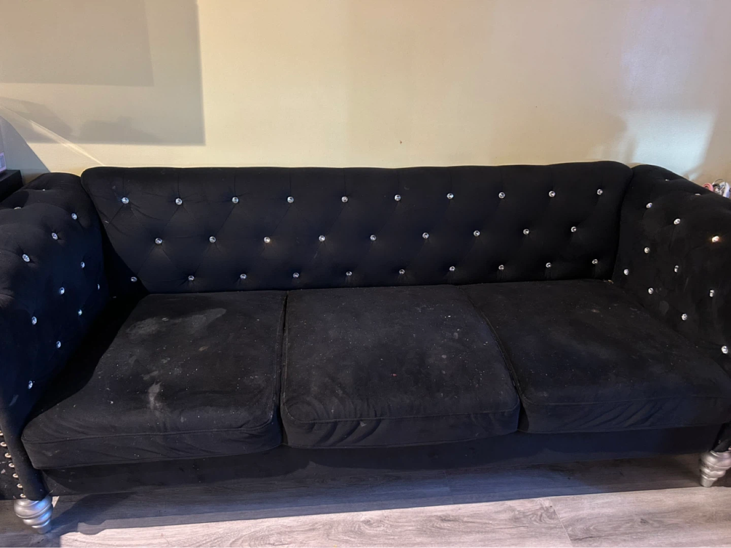 Velvet rolled Sofa Willow Arlo - photo 2