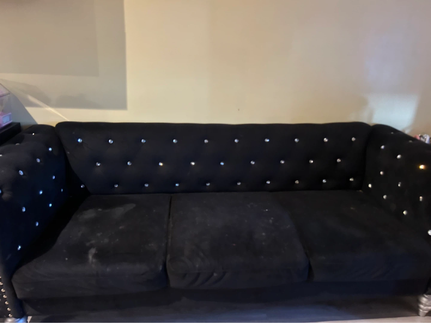 Velvet rolled Sofa Willow Arlo - photo 3