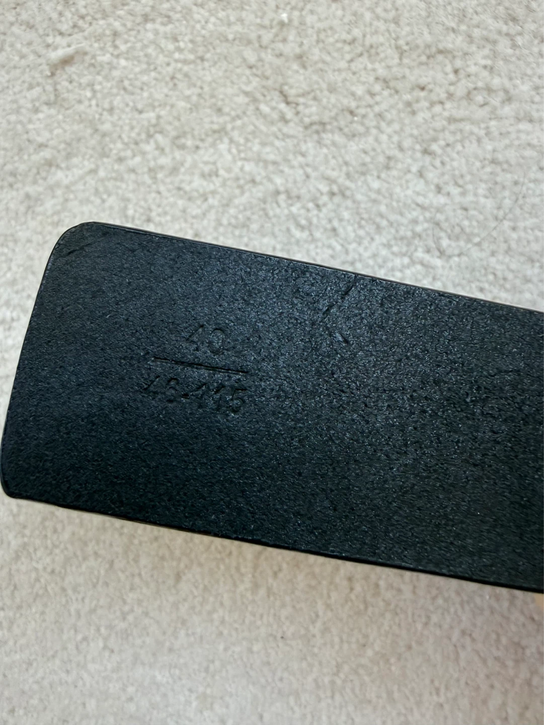 Black Gucci Belt with Silver Buckle - photo 4