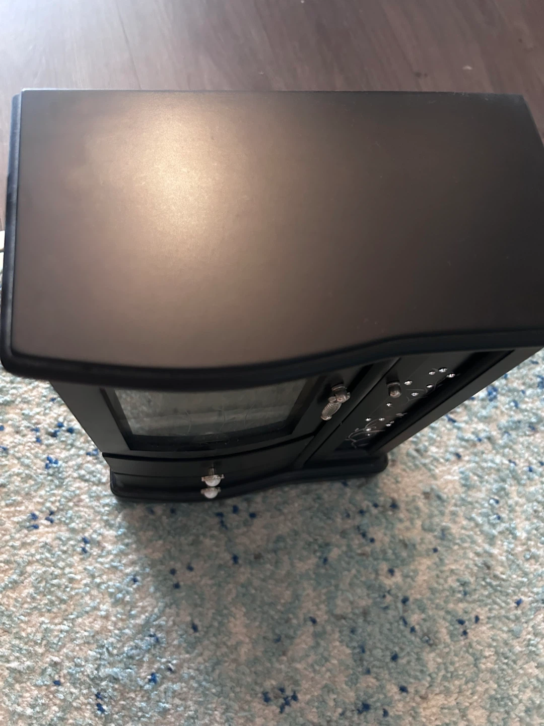 Solid wood Jewellery Box with Glass Door and Drawers - photo 4