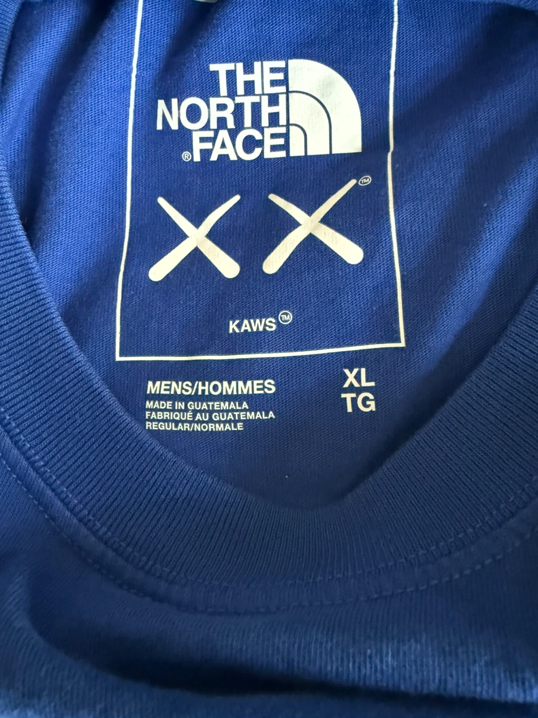 The North Face x KAWS T-Shirt XL Royal Blue - photo 2