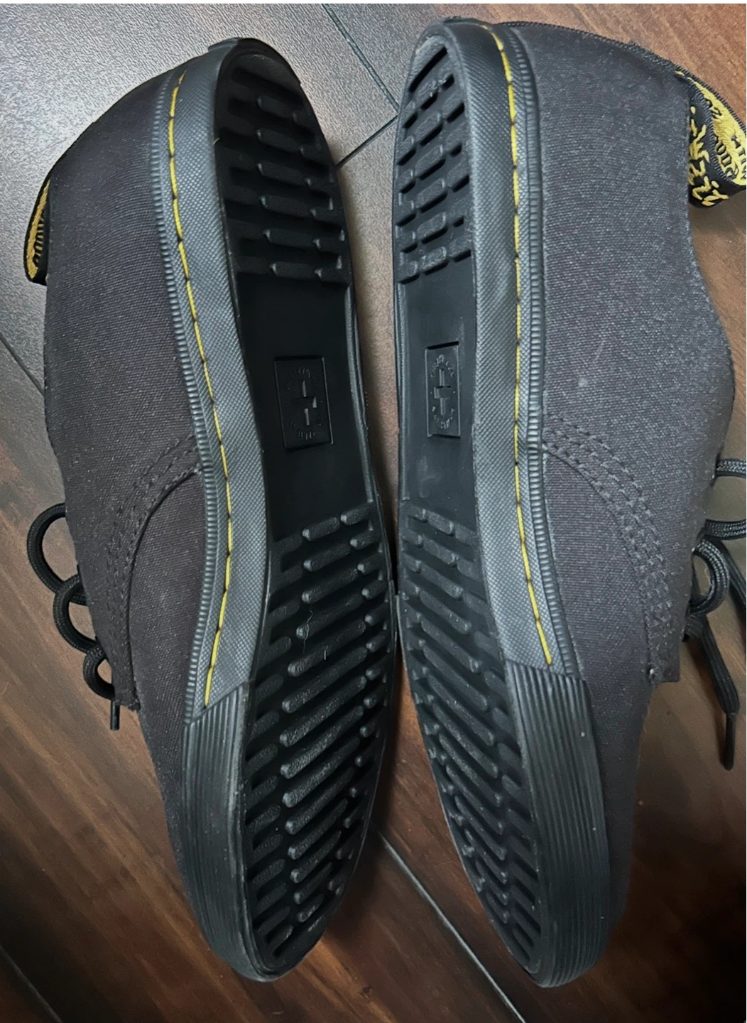 Dr. Martens Black Canvas Shoes - photo 3