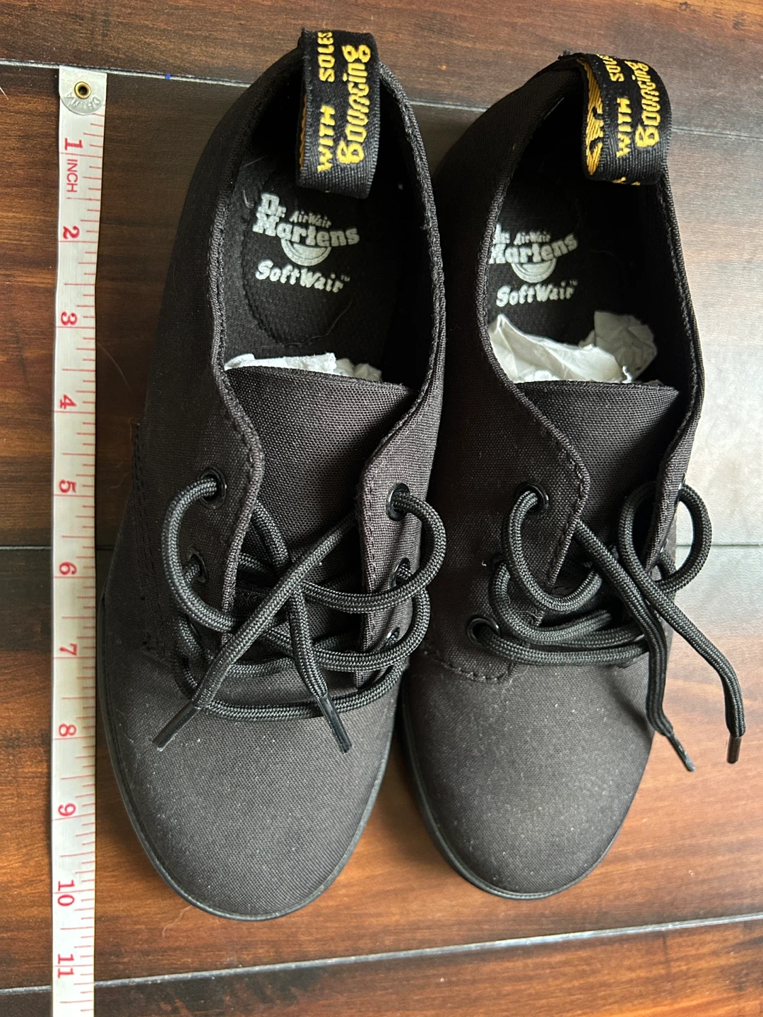 Dr. Martens Black Canvas Shoes - photo 2