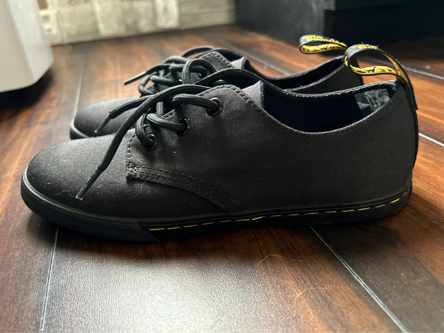 Dr. Martens Black Canvas Shoes