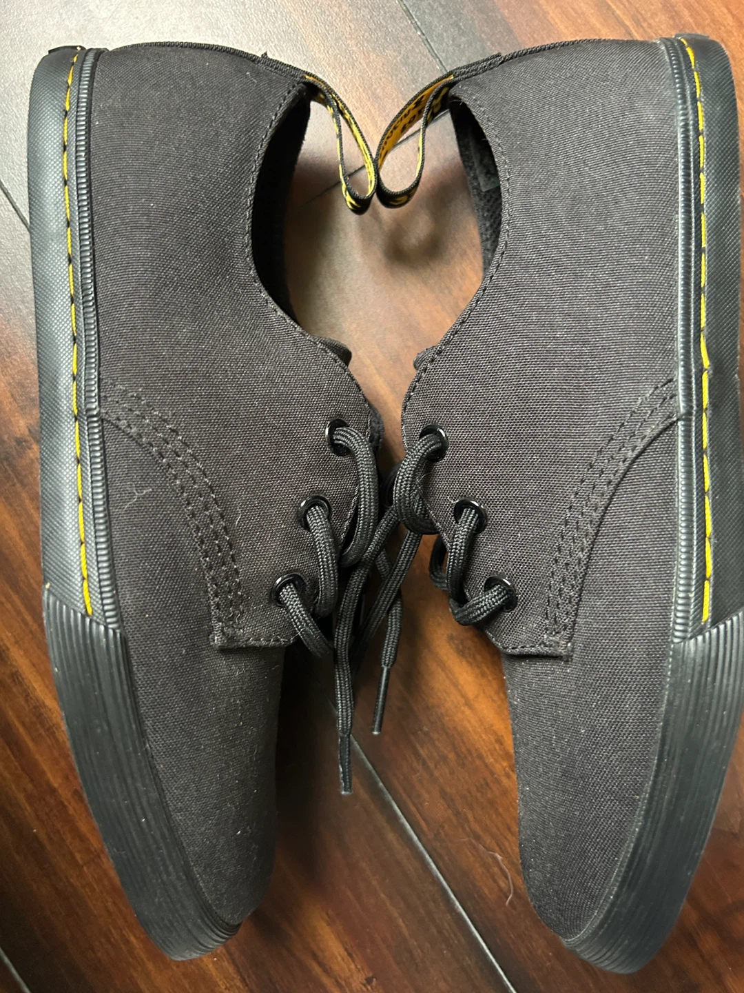 Dr. Martens Black Canvas Shoes - photo 4