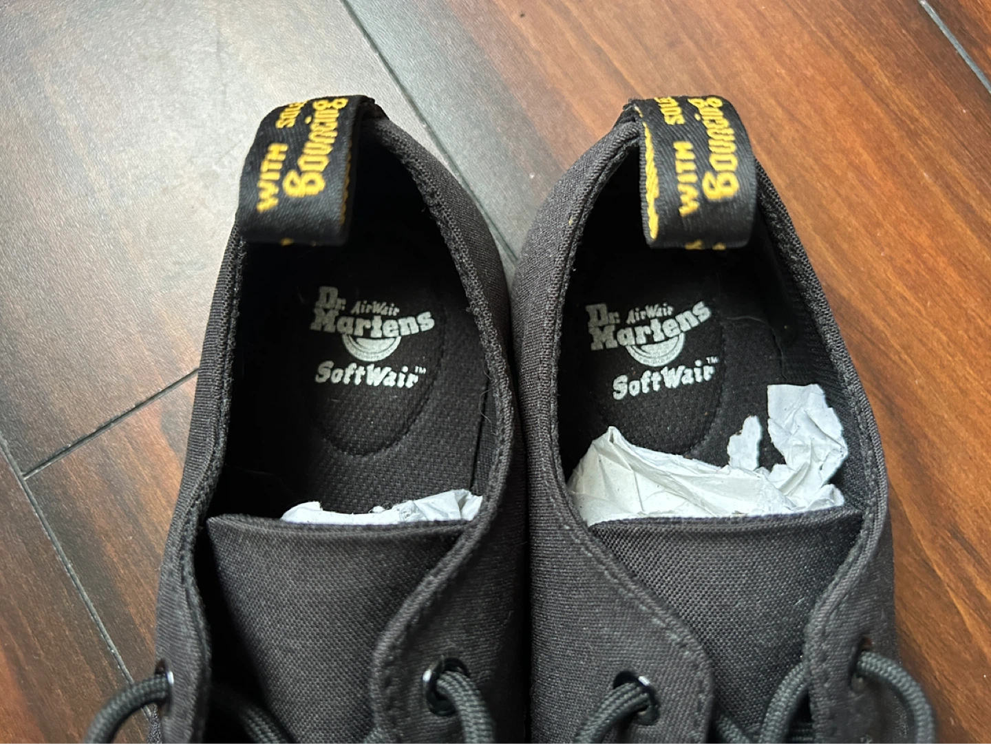 Dr. Martens Black Canvas Shoes - photo 5