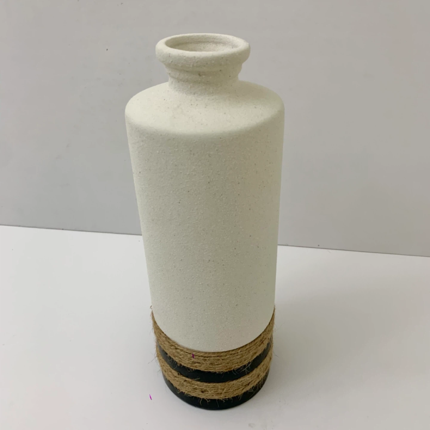 Decorative Vase Jute Wrapped Home Decor Flower Plant Vase