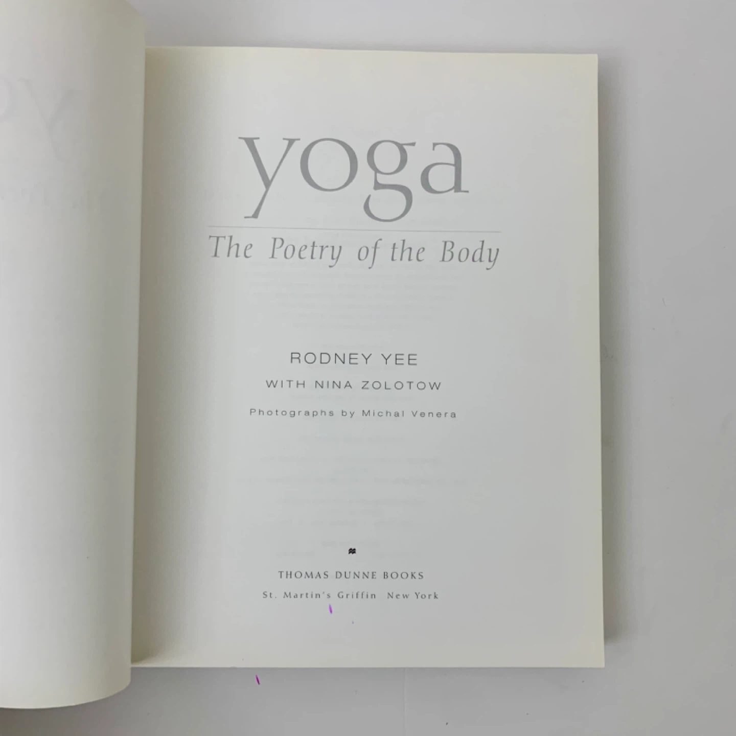 Yoga Book Rodney Yee Yoga Poses Fitness Health Books Guide - photo 2