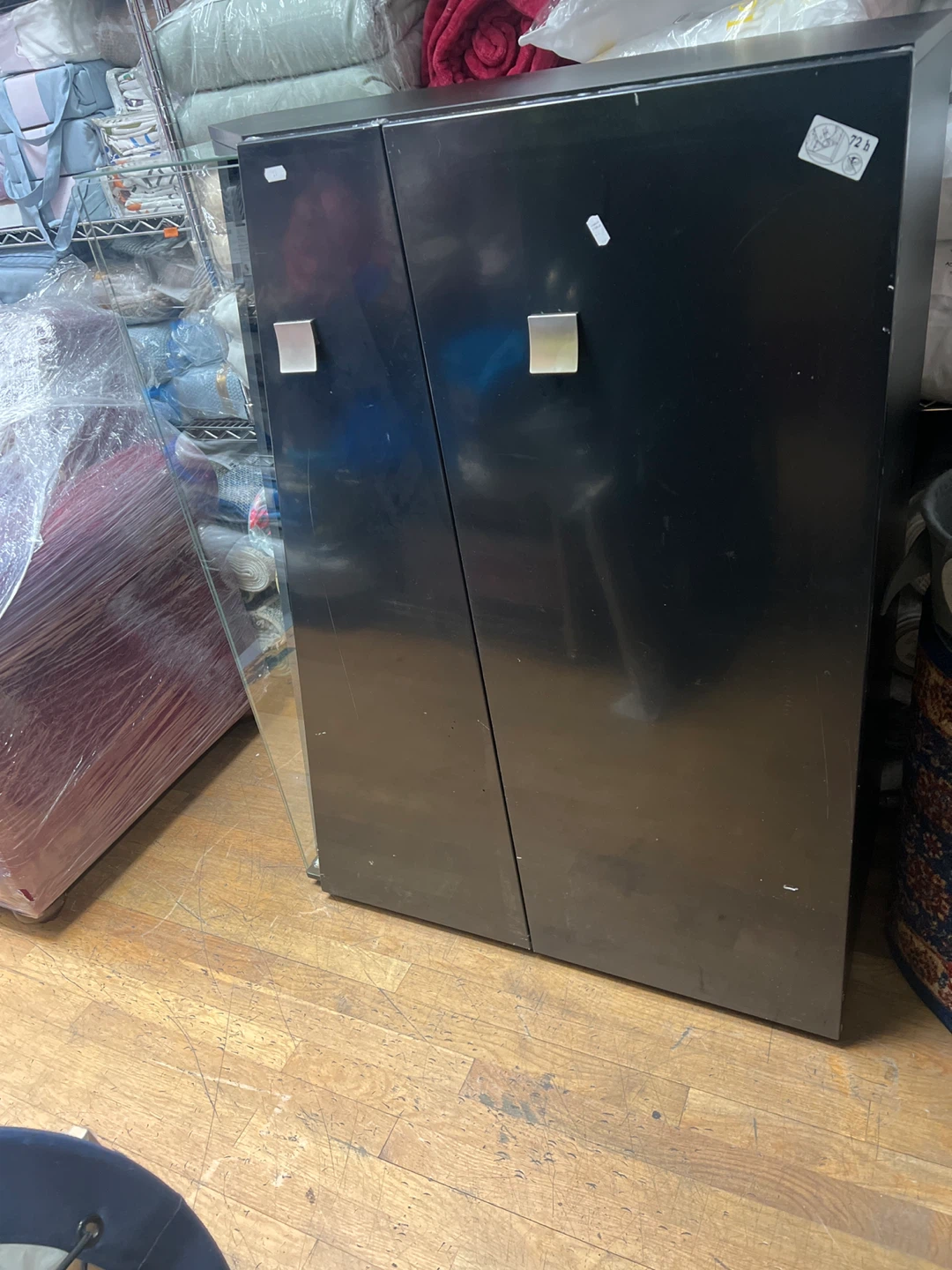 Black Double Door Cabinet