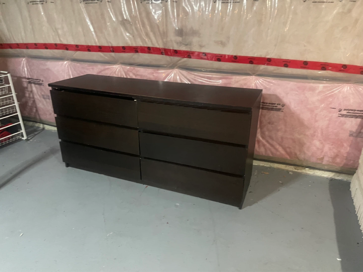 Dark Brown Six-Drawer Dresser - photo 3