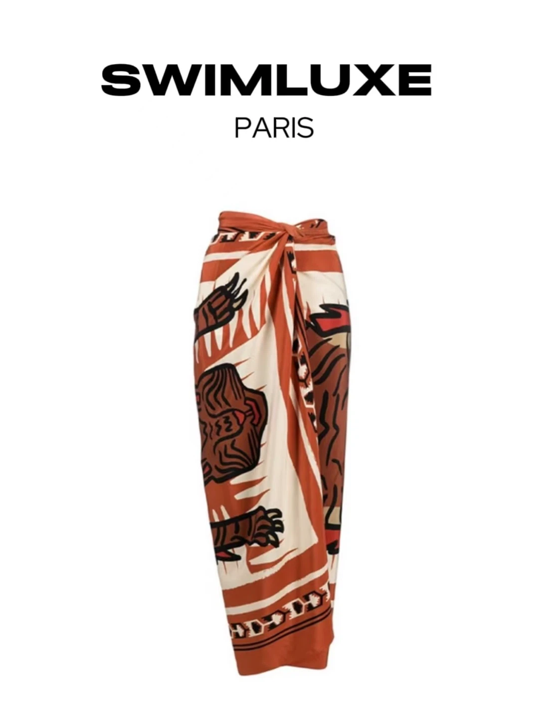 SWIMLUXE PARIS One-Piece Swimsuit & Sarong Set - photo 2